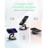 ICY BOX 3-en-1 pliable sans fil  chargeur Anthracite, 1x USB-C