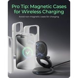 ICY BOX 3-en-1 pliable sans fil  chargeur Anthracite, 1x USB-C