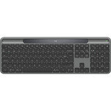 Logitech Signature Slim Solar+ clavier Gris foncé, Layout BE (AZERTY), 100%