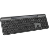 Logitech Signature Slim Solar+ clavier Gris foncé, Layout BE (AZERTY), 100%