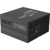 NZXT C1000, 1000 Watt alimentation  Noir, 1000 W, 100 - 240 V, 50/60 Hz, 13 A, 120 W, 1002 W