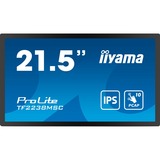 iiyama ProLite TF2238MSC-B1 21.5" Moniteur tactile Noir, 1x DisplayPort, 1x HDMI, 2x USB-A