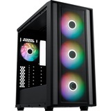 Cooler Master MasterBox 600 boîtier midi tower Noir | 2x USB-A | 1x USB-C | RGB | Window