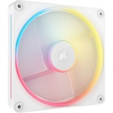 Corsair iCUE LINK LX140-R RGB PWM Reverse Fans Starter Kit, Ventilateur de boîtier Blanc, 2 pièces, 4 broches PWM