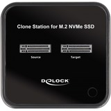 DeLOCK M.2 Docking Station pour 2x M.2 NVMe PCIe, Station d'accueil Noir