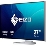 EIZO EV2795-WT 27" Moniteur Blanc, 1x DisplayPort, 1x HDMI, 2x USB-C, 3x USB-A, 1x RJ-45
