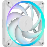 Fractal Design Momentum 12 RGB White, Ventilateur de boîtier Blanc, Connecteur PWM à 4 broches, ARGB Gen 2 (16 LED)