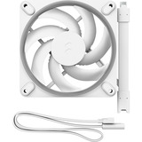 Fractal Design Momentum 12 RGB White, Ventilateur de boîtier Blanc, Connecteur PWM à 4 broches, ARGB Gen 2 (16 LED)