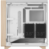 Fractal Design Summit Chalk White Solid boîtier midi tower Blanc/bois | 2x USB-A | 1x USB-C