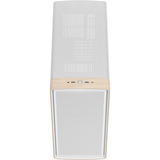 Fractal Design Summit Chalk White Solid boîtier midi tower Blanc/bois | 2x USB-A | 1x USB-C
