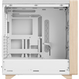 Fractal Design Summit Chalk White Solid boîtier midi tower Blanc/bois | 2x USB-A | 1x USB-C