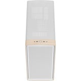Fractal Design Summit boîtier midi tower Blanc/bois | 2x USB-A | 1x USB-C