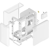 HYTE X50 Mesh White boîtier midi tower Blanc | 2x USB-A | 1x USB-C