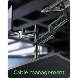 ICY BOX IB-MS622-T, Support de moniteur Noir