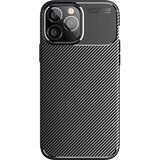 Just in Case iPhone 14 Pro Max - Rugged TPU Case, Housse smartphone Carbone