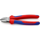 KNIPEX Pince coupante 70 02 180, Tenailles de cran Bleu, Tranchant avec biseau