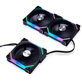 Lian Li UNI FAN SL120V2 Triple Pack, Ventilateur de boîtier Noir, LED RGB, connecteur de ventilateur PWM à 4 broches, contrôleur inclus.