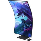 Samsung Odyssey Ark G97NC 55" 4K UHD Moniteur gaming incurvé  Noir, 3x HDMI, DisplayPort, 2x USB-A, 2x USB-B, 2x USB-C, Wi-Fi 5, BT, RJ-45, 165 Hz