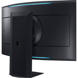 Samsung Odyssey Ark G97NC 55" 4K UHD Moniteur gaming incurvé  Noir, 3x HDMI, DisplayPort, 2x USB-A, 2x USB-B, 2x USB-C, Wi-Fi 5, BT, RJ-45, 165 Hz