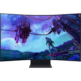 Samsung S55CG97WNU Mini LED Odyssey Ark G97NC 55" 4K UHD Moniteur gaming incurvé  Noir, 165 Hz, HDMI, DisplayPort, USB, Audio, WLAN, AMD FreeSync, Tizen