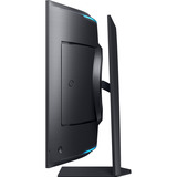 Samsung S55CG97WNU Mini LED Odyssey Ark G97NC 55" 4K UHD Moniteur gaming incurvé  Noir, 165 Hz, HDMI, DisplayPort, USB, Audio, WLAN, AMD FreeSync, Tizen