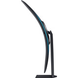 Samsung S55CG97WNU Mini LED Odyssey Ark G97NC 55" 4K UHD Moniteur gaming incurvé  Noir, 165 Hz, HDMI, DisplayPort, USB, Audio, WLAN, AMD FreeSync, Tizen