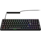 Sharkoon SKILLER SGK50 S2 RGB clavier gaming mécanique Noir, Layout BE (AZERTY), Gateron Red, 96%, Hot-swappable