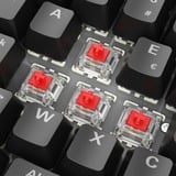 Sharkoon SKILLER SGK50 S2 RGB clavier gaming mécanique Noir, Layout BE (AZERTY), Gateron Red, 96%, Hot-swappable