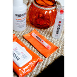 Whoosh! Screen Wash Kit - Pocket Set, Bundle Blanc/Orange, 8 ml, chiffon microfibre antimicrobien
