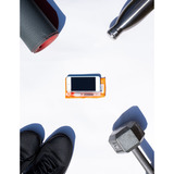 Whoosh! Screen Wash Kit - Pocket Set, Bundle Blanc/Orange, 8 ml, chiffon microfibre antimicrobien