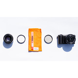 Whoosh! Screen Wash Kit - Pocket Set, Bundle Blanc/Orange, 8 ml, chiffon microfibre antimicrobien