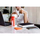 Whoosh! Screen Wash Kit - Pocket Set, Bundle Blanc/Orange, 8 ml, chiffon microfibre antimicrobien