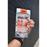 Whoosh! Screen Wash Kit - Pocket, Bundle Blanc/Orange, 8 ml, chiffon microfibre antimicrobien