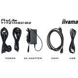 iiyama ProLite T1721MSC-B2 17" Moniteur tactile Noir, 1x HDMI, 1x VGA, 1x USB-A