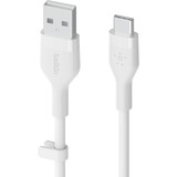 Belkin Câble BOOSTCHARGE Flex USB-A/USB-C Blanc, 1 mètre