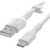 Belkin Câble BOOSTCHARGE Flex USB-A/USB-C Blanc, 1 mètre