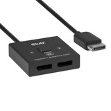 Club 3D DisplayPort 2-in-1 Bidirectional 8K Switch, Switch de DisplayPort Noir, 2x DisplayPort 1.4, 8K60Hz