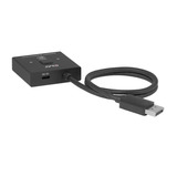 Club 3D DisplayPort 2-in-1 Bidirectional 8K Switch, Switch de DisplayPort Noir, 2x DisplayPort 1.4, 8K60Hz