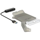DeLOCK USB-A 3.2 converter > SATA 22-Pin male, Convertisseur Noir, 0,15 mètres