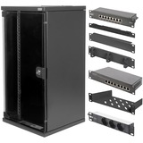 Digitus 25,4 cm (10") Set 3 B 12U, Armoire informatique Noir
