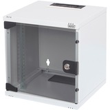 Digitus Boîtier mural de 254 mm (10 po) - 312 x 300 mm (lxp), Armoire informatique Gris, Rack monté sur le mur, 6U, 30 kg, Gris