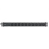 Digitus Multiprise 19" C13 avec profilé en aluminium 1U Noir/en aluminium, 10x prises
