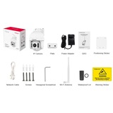 Foscam Foscam SD8P, 4K/8MP Dual-Band WiFi PTZ b, Module CA Blanc