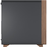 Fractal Design Summit Black Solid boîtier midi tower Noir/bois | 2x USB-A | 1x USB-C