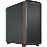 Fractal Design Summit Black Solid boîtier midi tower Noir/bois | 2x USB-A | 1x USB-C
