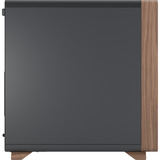 Fractal Design Summit Black Solid boîtier midi tower Noir/bois | 2x USB-A | 1x USB-C