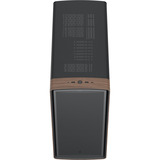 Fractal Design Summit Black Solid boîtier midi tower Noir/bois | 2x USB-A | 1x USB-C