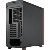 Fractal Design Summit Black Solid boîtier midi tower Noir/bois | 2x USB-A | 1x USB-C