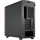Fractal Design Summit Black Solid boîtier midi tower Noir/bois | 2x USB-A | 1x USB-C