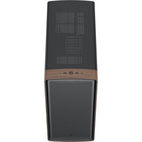 Fractal Design Summit Black Solid boîtier midi tower Noir/bois | 2x USB-A | 1x USB-C